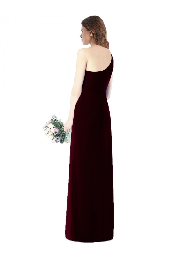 Soft Chiffon Trumpet Trumpet Sleeveless Dark Green Bridesmaid Dress Barrie