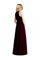 Luxe Chiffon Trumpet Long Sleeveless Semi Formal Evening Dress / Bridesmaid Dress Barrie