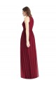 Soft Chiffon A-Line Long Sleeveless Lilac Bridesmaid Dresses Barrie