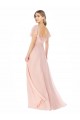 Soft Chiffon Long A-Line Cap Sleeves Formal Dress / Bridesmaid Dress Barrie