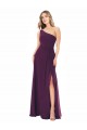 Soft Chiffon A-Line Long Sleeveless Grape Formal Dress / Bridesmaid Dress Barrie