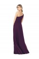 Soft Chiffon A-Line Long Sleeveless Grape Formal Dress / Bridesmaid Dress Barrie