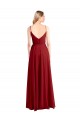 Luxe Chiffon A-Line Long Sleeveless V-Back Bridesmaid Dress Barrie