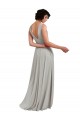 Soft Chiffon A-Line Long Light Sky Blue Bridesmaid Dresses Barrie