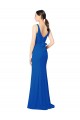 Chiffon Sheath Long Sleeveless Low Back Bridesmaid Dress / Evening Dress Barrie
