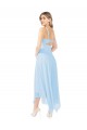 Soft Chiffon A-Line Midi Length Sleeveless Keyhole Back Bridesmaid Dress Barrie