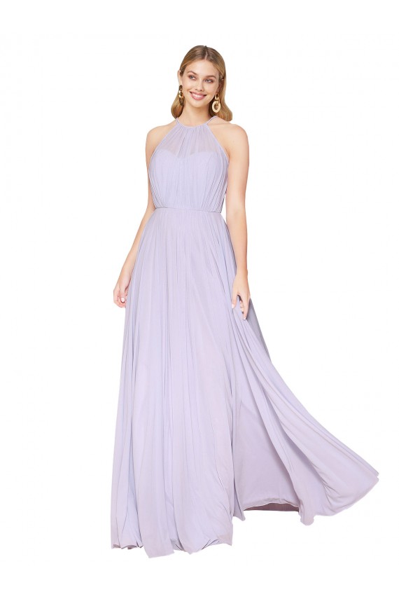 Luxe Chiffon A-Line Long Sleeveless Formal Evening Gown / Prom Dress / Bridesmaid Dress Barrie