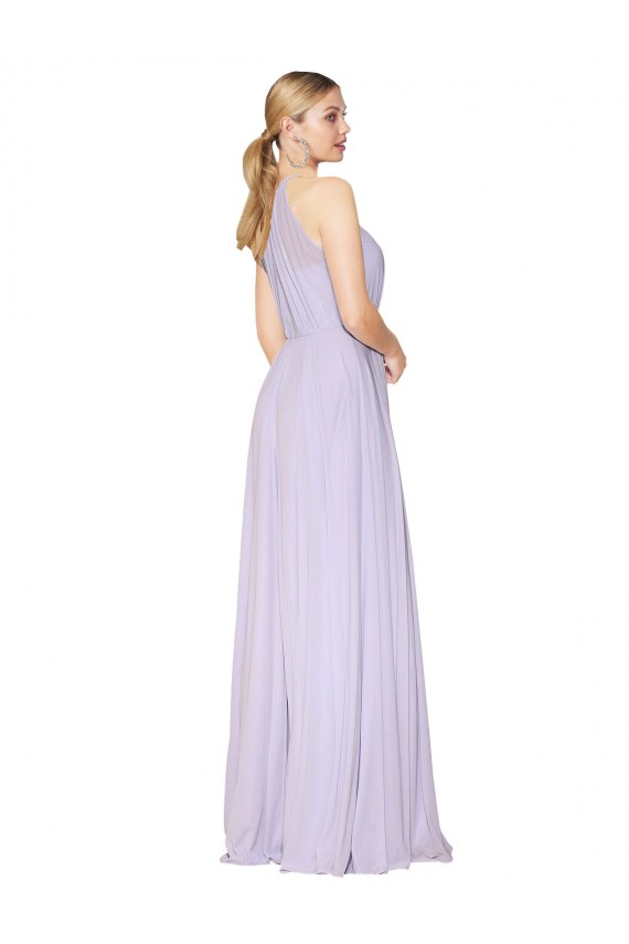 Luxe Chiffon A-Line Long Sleeveless Formal Evening Gown / Prom Dress / Bridesmaid Dress Barrie