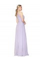 Luxe Chiffon A-Line Long Sleeveless Formal Evening Gown / Prom Dress / Bridesmaid Dress Barrie