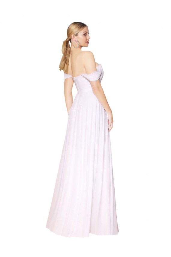 Soft Chiffon A-Line Long Sleeveless Formal Evening Gown / Prom Dress / Bridesmaid Dress Barrie