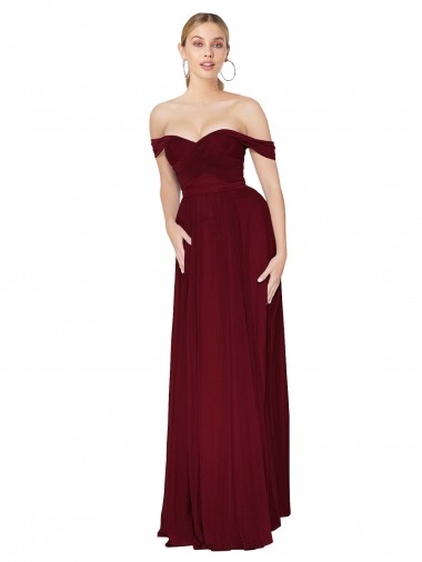 Soft Chiffon Mermaid Long Sleeveless Formal Dress / Bridesmaid Dress Barrie