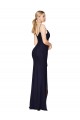 Soft Chiffon Mermaid Long Sleeveless V-Back Bridesmaid Dress / Formal Dress Barrie