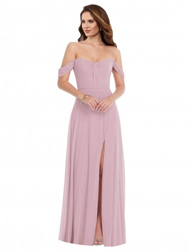 Soft Chiffon A-Line Long Sleeveless Black Tie Evening Gown / Bridesmaid Dress Barrie