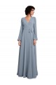 Soft Chiffon A-Line Long Long Sleeves Bridesmaid Dress / Formal Dress Barrie