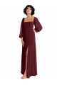 Chiffon A-Line Long Long Sleeves Bridesmaid Dress / Evening Dress Barrie