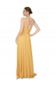 Chiffon Long Sleeveless Open Back Bridesmaid Dress / Evening Dress Barrie