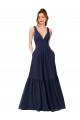 Chiffon A-Line Long Full Length Sleeveless V-Back Formal Dress / Bridesmaid Dress Barrie