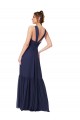 Chiffon A-Line Long Full Length Sleeveless V-Back Formal Dress / Bridesmaid Dress Barrie