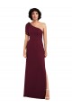 Soft Chiffon A-Line Long Sleeveless Skirt Slit Evening Dresses Barrie