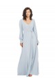 Soft Chiffon A-Line Long Long Sleeves Formal Dress / Bridesmaid Dress Barrie