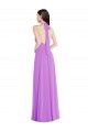 Soft Chiffon A-Line Long Sleeveless Backless Formal Evening Gown / Bridesmaid Dress Barrie