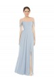 Soft Chiffon A-Line Long Flounce Sleeves Semi Formal Evening Dress / Bridesmaid Dress Barrie