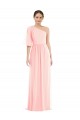 Soft Chiffon A-Line Long Bell Sleeves Semi Formal Evening Dress / Bridesmaid Dress Barrie