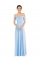 Soft Chiffon A-Line Long Sleeveless Formal Evening Gown / Bridesmaid Dress Barrie