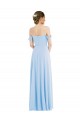 Soft Chiffon A-Line Long Sleeveless Formal Evening Gown / Bridesmaid Dress Barrie