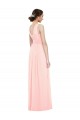 Luxe Chiffon A-Line Long Sleeveless Bridesmaid Dress Barrie