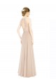 Soft Chiffon & Lace A-Line Long Sleeveless Keyhole Back Prom Dress / Bridesmaid Dress Barrie