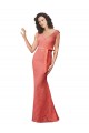 Lace Mermaid Long Sleeveless Open Back Bridesmaid Dress Barrie