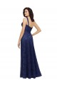 Lace A-Line Long Sleeveless Low Back Bridesmaid Dress Barrie