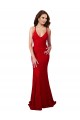 Lace Mermaid Long Sleeveless Low Back Formal Dress / Bridesmaid Dress Barrie
