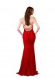 Lace Mermaid Long Sleeveless Low Back Formal Dress / Bridesmaid Dress Barrie