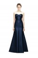 Satin Mermaid Long Sleeveless Bridesmaid Evening Dress Barrie