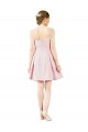 Satin A-Line Knee Length Sleeveless Evening Gown / Bridesmaid Dress Barrie