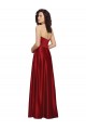 Satin Long A-Line Sleeveless Prom Dress / Bridesmaid Dress Barrie