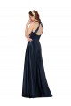 Satin A-Line Long Sleeveless Keyhole Back Formal Evening Gown / Prom Dress / Bridesmaid Dress Barrie