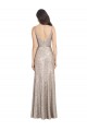 Sequin & Sparkling Sequin Sheath Long Sleeveless V-Back Formal Evening Gown / Prom Dress / Bridesmaid Dress Barrie