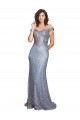 Sequin Mermaid Long Sleeveless High Slit Prom Dresses Barrie