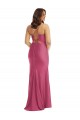 Silk like Satin Mermaid Long Sleeveless Tie Back Formal Plus Size Evening Gown / Prom Dress / Bridesmaid Dress Barrie