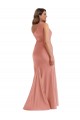 Silk like Satin Mermaid Long Sleeveless Black Tie Plus Size Evening Gown / Prom Dress / Bridesmaid Dress Barrie