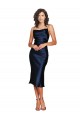 Silk like Satin Sheath Cocktail Length Sleeveless Formal Evening Gown / Prom Dress / Bridesmaid Dress Barrie