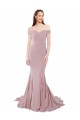 Stretch Crepe Mermaid Sweep Train Sleeveless Bridesmaid Dress / Evening Dress Barrie