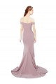 Stretch Crepe Mermaid Sweep Train Sleeveless Bridesmaid Dress / Evening Dress Barrie