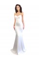 Stretch Crepe Mermaid Long Sleeveless Low Back Formal Evening Gown / Prom Dress / Bridesmaid Dress Barrie