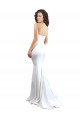Stretch Crepe Mermaid Long Sleeveless Low Back Formal Evening Gown / Prom Dress / Bridesmaid Dress Barrie
