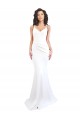 Stretch Crepe Mermaid Long Sleeveless Low Back Black Tie Evening Gown / Prom Dress / Bridesmaid Dress Barrie