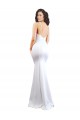 Stretch Crepe Mermaid Long Sleeveless Low Back Black Tie Evening Gown / Prom Dress / Bridesmaid Dress Barrie